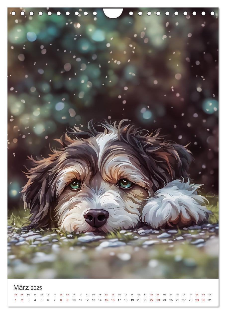 Bild: 9783383807046 | Der Aussiedoodle - Lebensfreude pur (Wandkalender 2025 DIN A4...