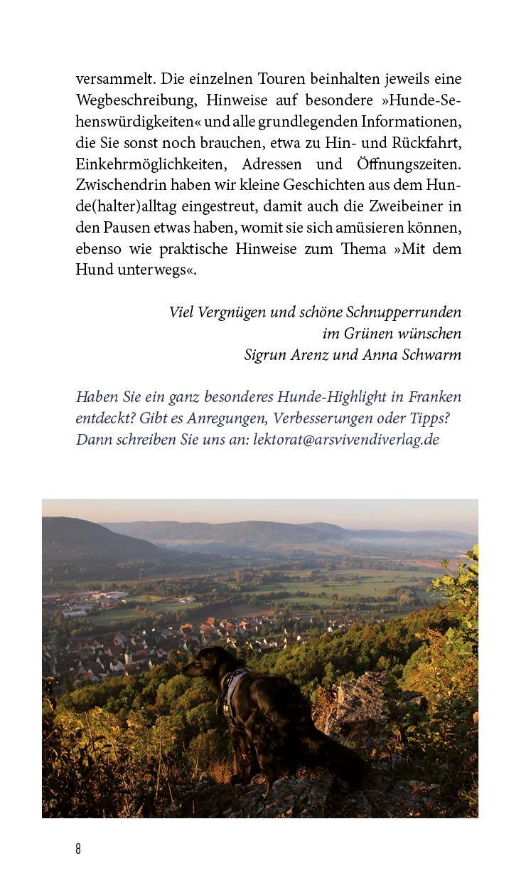 Bild: 9783747200421 | Ausflüge mit Hunden in Mittelfranken | Sigrun Arenz (u. a.) | Buch