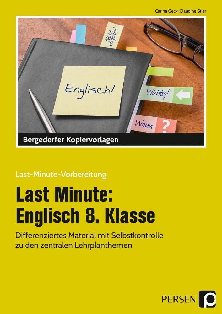 Cover: 9783403201663 | Last Minute: Englisch 8. Klasse | Carina Geck (u. a.) | Taschenbuch