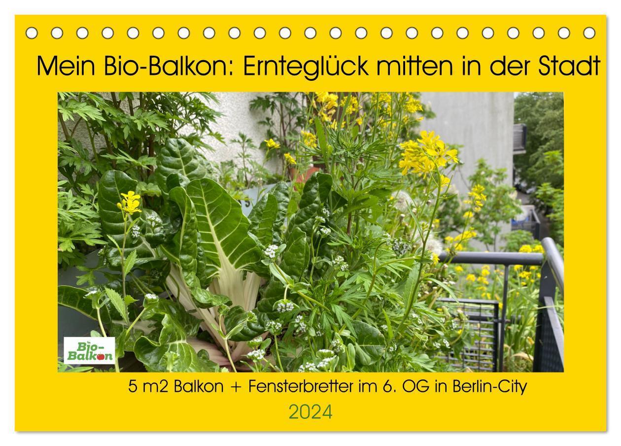 Cover: 9783675734937 | Mein Bio-Balkon: Ernteglück mitten in der Stadt (Tischkalender 2024...