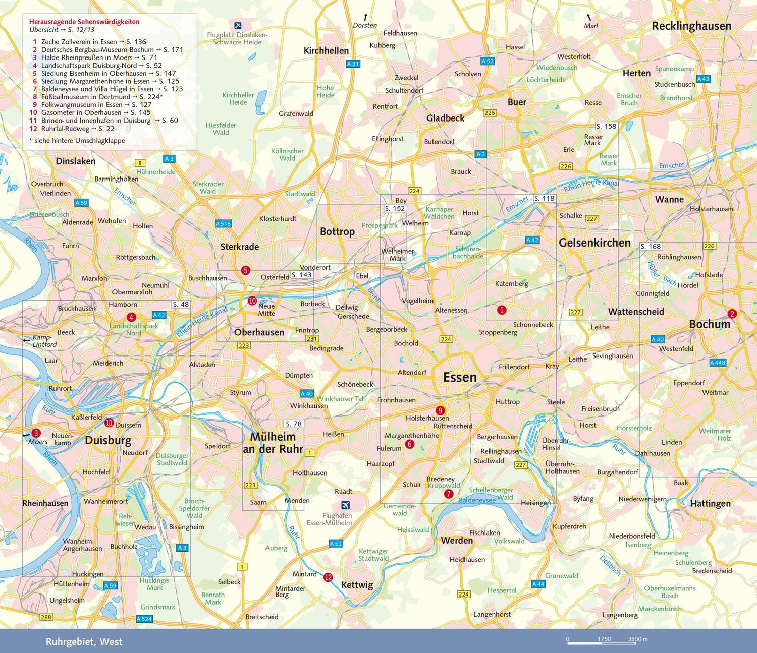 Bild: 9783897945203 | Reiseführer Ruhrgebiet | Metropolen, Industriekultur und Landschaften