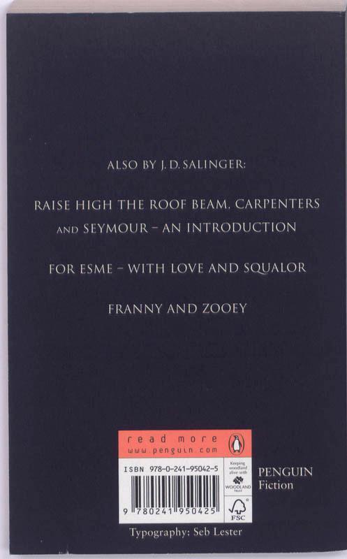 Rückseite: 9780241950425 | The Catcher in the Rye | Jerome D. Salinger | Taschenbuch | Englisch