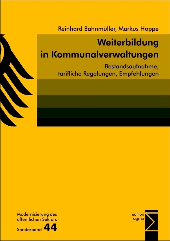 Cover: 9783836072946 | Weiterbildung in Kommunalverwaltungen | Reinhard Bahnmüller (u. a.)