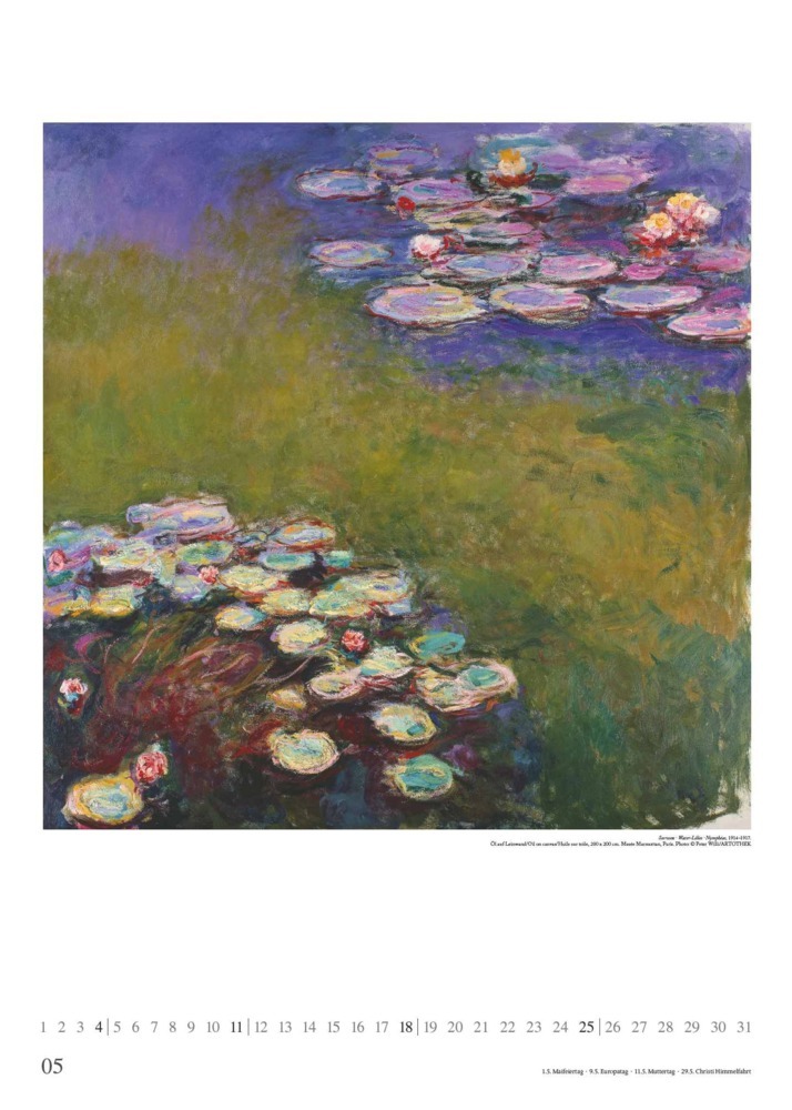 Bild: 4250809653303 | DUMONT - Claude Monet 2025 Wandkalender, 50x70cm, Posterkalender...