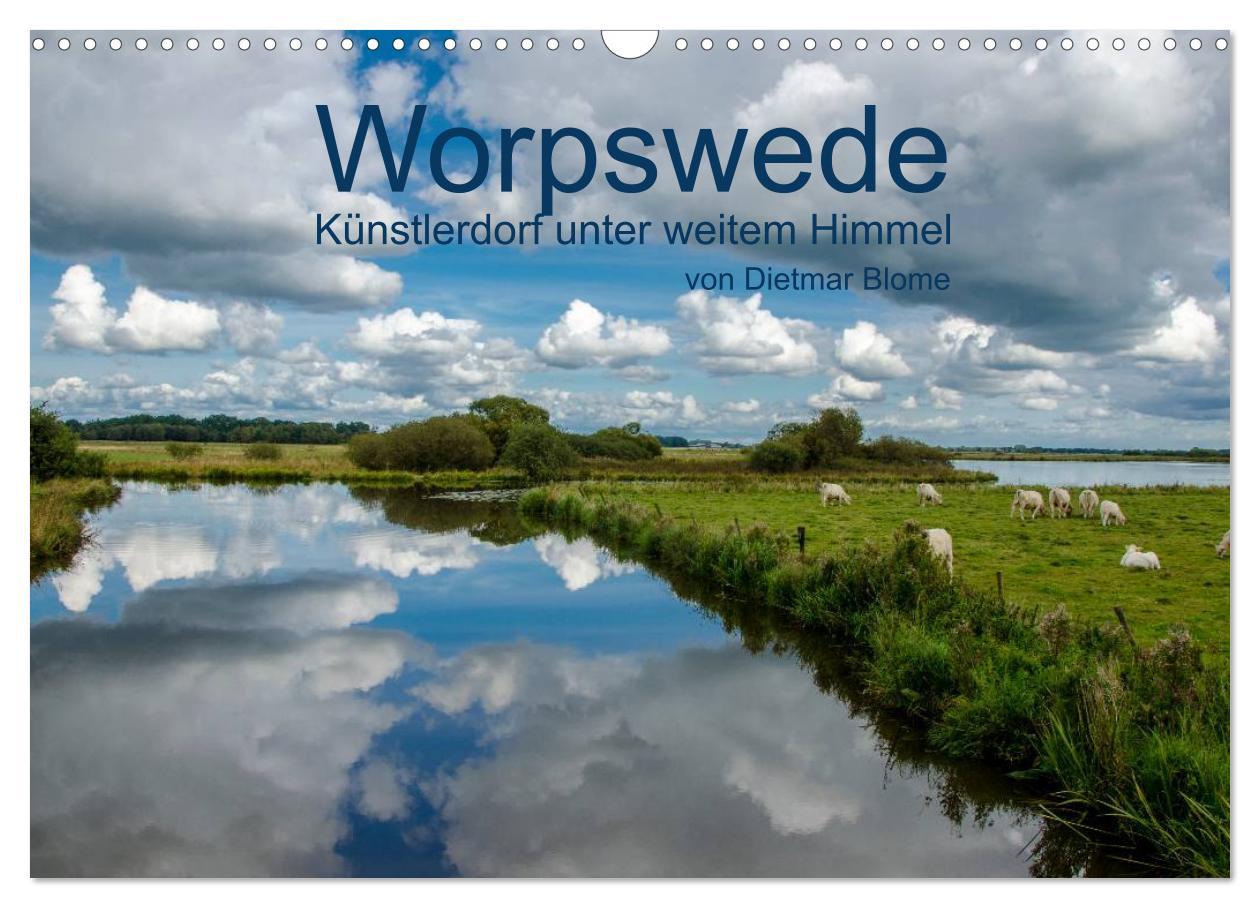 Cover: 9783435604357 | Worpswede - Künstlerdorf unter weitem Himmel (Wandkalender 2025 DIN...