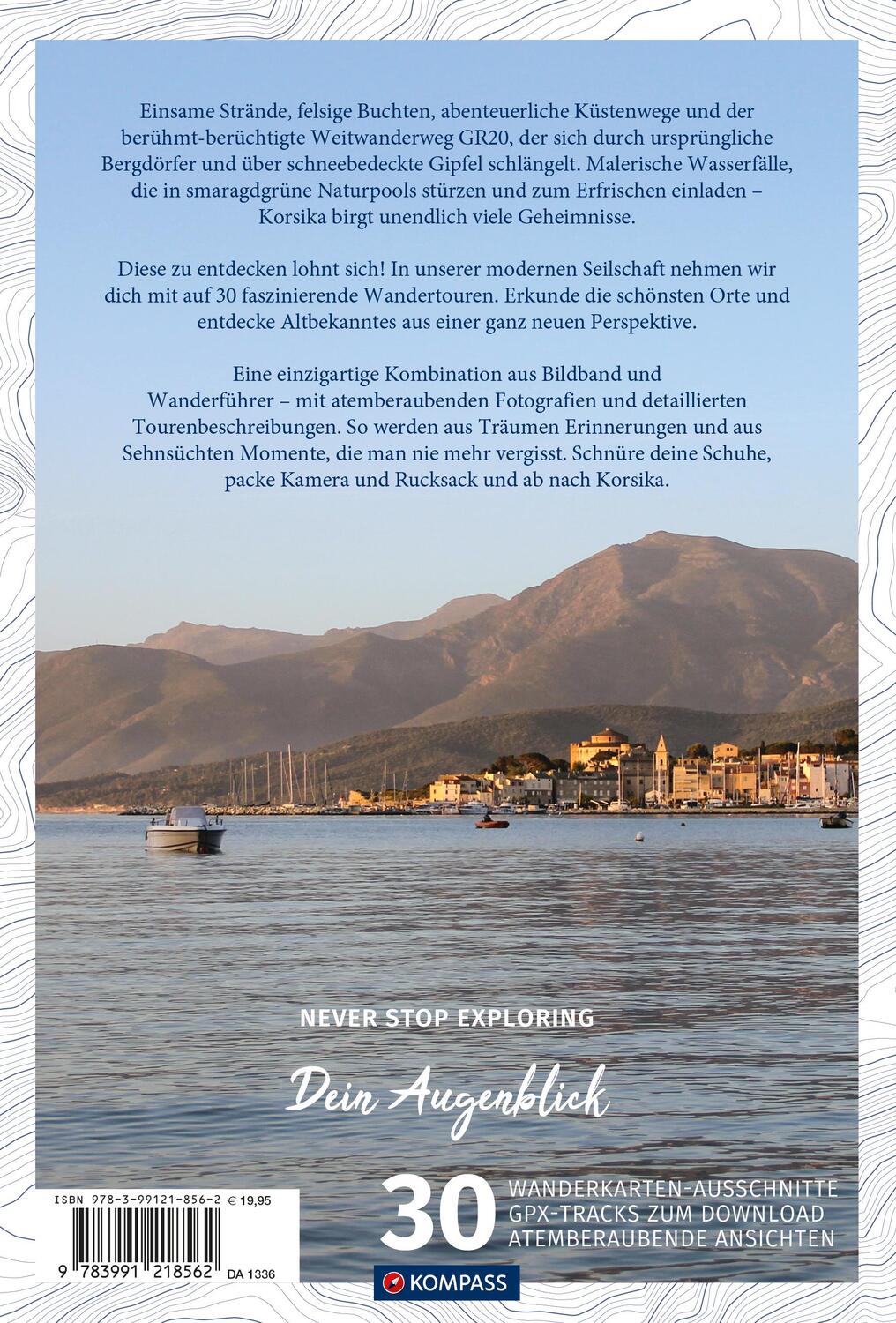 Rückseite: 9783991218562 | KOMPASS Dein Augenblick Korsika | Taschenbuch | 216 S. | Deutsch