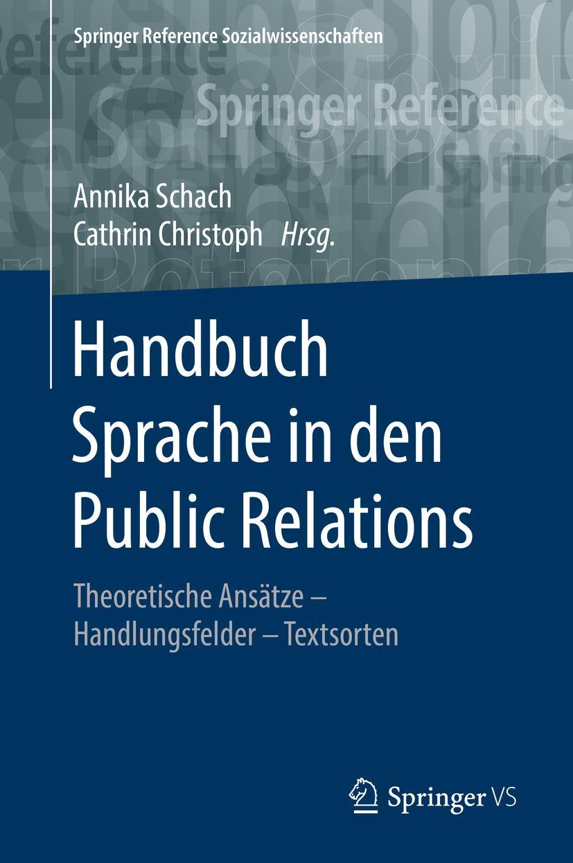 Cover: 9783658157449 | Handbuch Sprache in den Public Relations | Cathrin Christoph (u. a.)