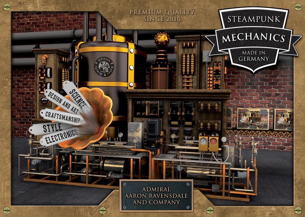 Cover: 9783946425106 | Steampunk Mechanics | Made in Germany | Ravensdale (u. a.) | Buch