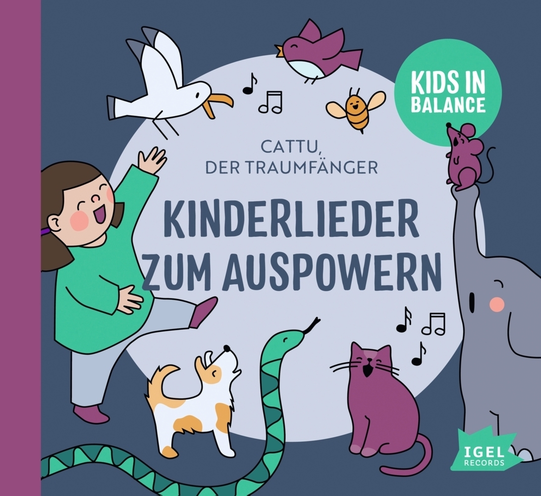 Cover: 4013077989860 | Kinderlieder zum Auspowern, 1 Audio-CD | der Traumfänger CATTU | CD