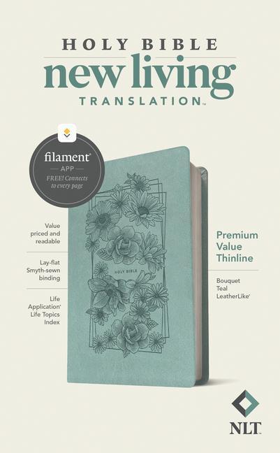 Cover: 9781496458070 | NLT Premium Value Thinline Bible, Filament-Enabled Edition...