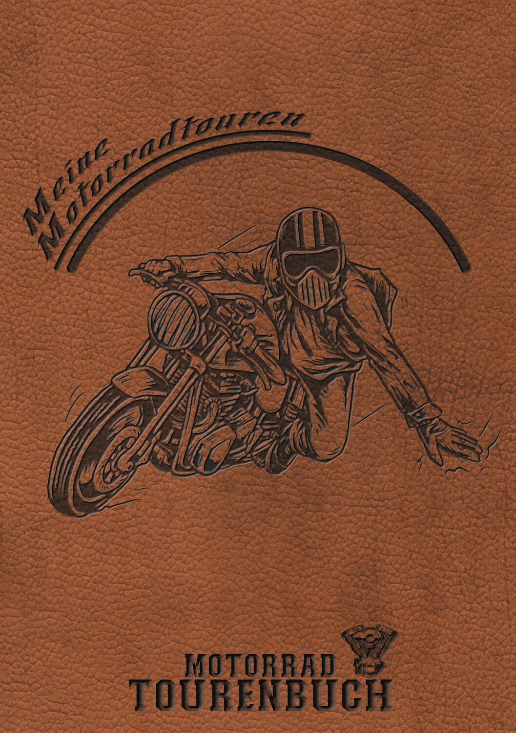 Cover: 9783755712435 | Motorrad Tourenbuch - Meine Motorradtouren | Z. Wolle | Taschenbuch