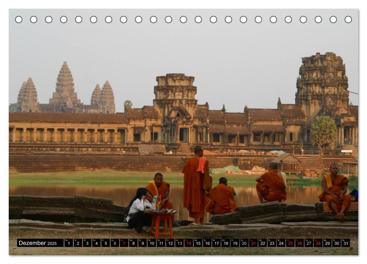 Bild: 9783435616701 | Kambodscha - Angkor Wat (Tischkalender 2025 DIN A5 quer), CALVENDO...