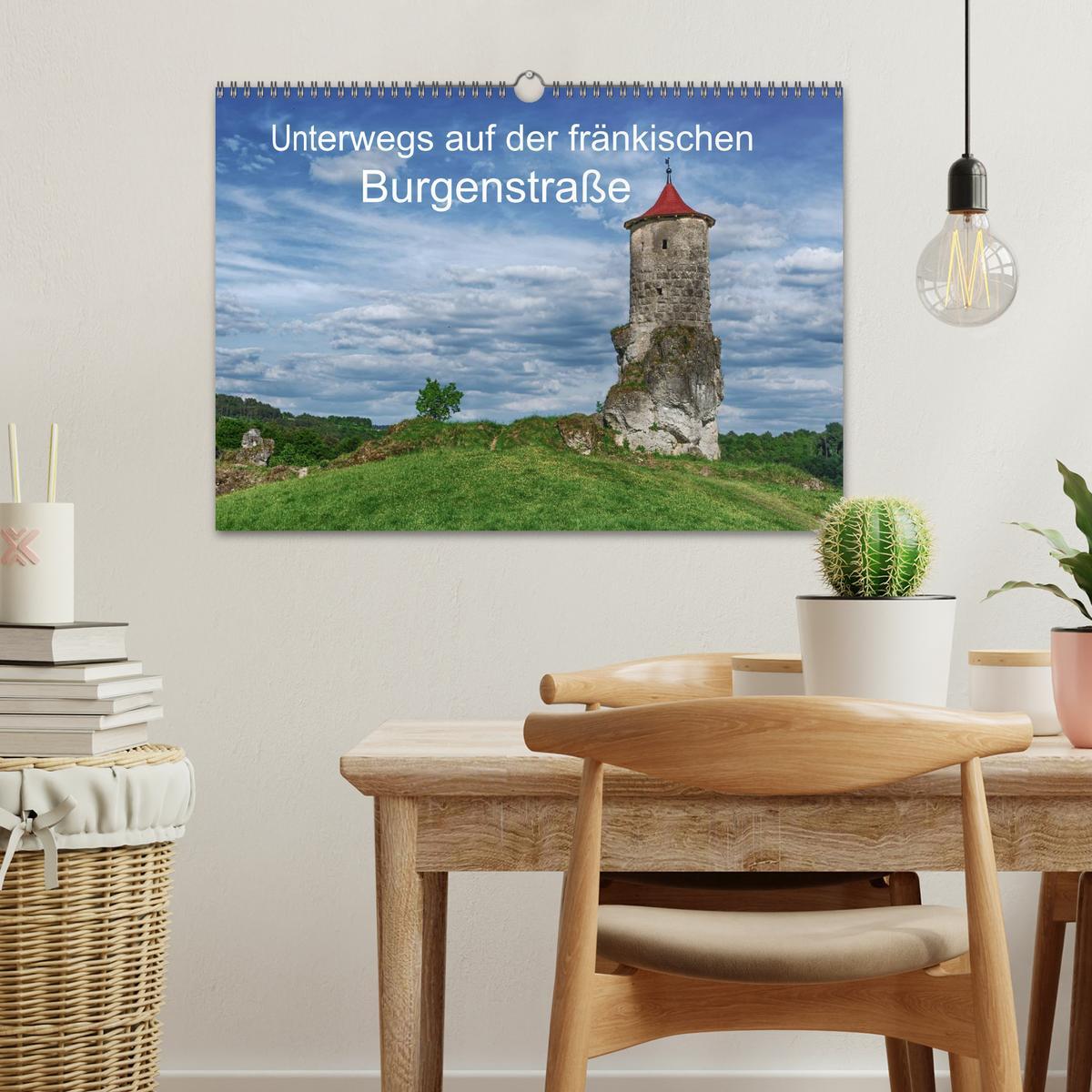 Bild: 9783435607181 | Unterwegs auf der fränkischen Burgenstraße (Wandkalender 2025 DIN...