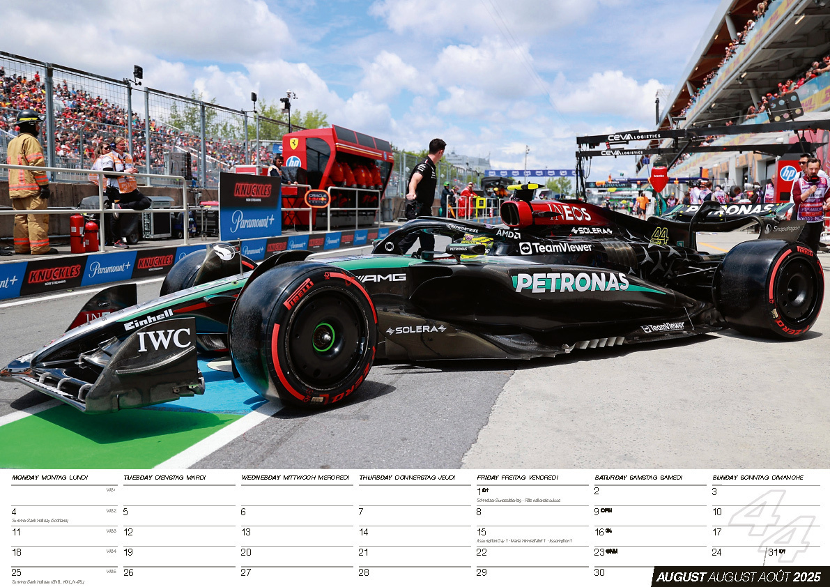 Bild: 9798893610475 | Lewis Hamilton Kalender 2025 | Kalender | 14 S. | Deutsch | 2025