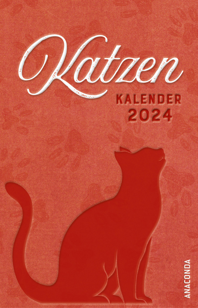 Cover: 9783730612675 | Taschenkalender Katzen 2024 | Anaconda Verlag | Kalender | 176 S.