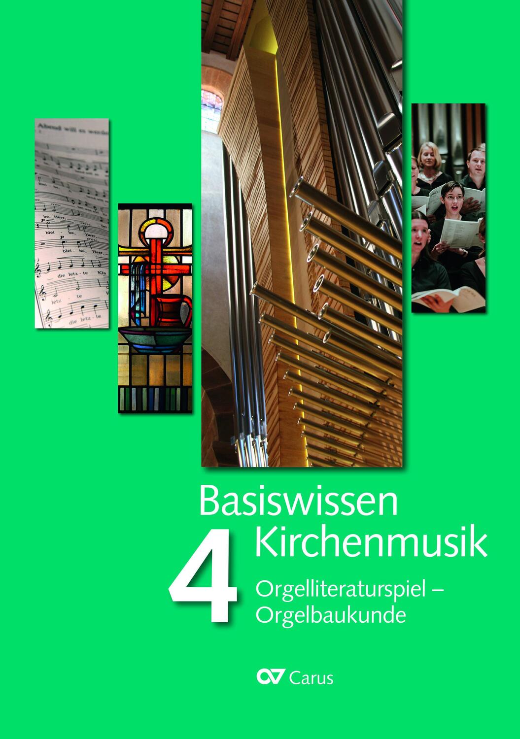 Cover: 9783899484113 | Basiswissen Kirchenmusik (Band 4): Orgelliteraturspiel - Orgelbaukunde