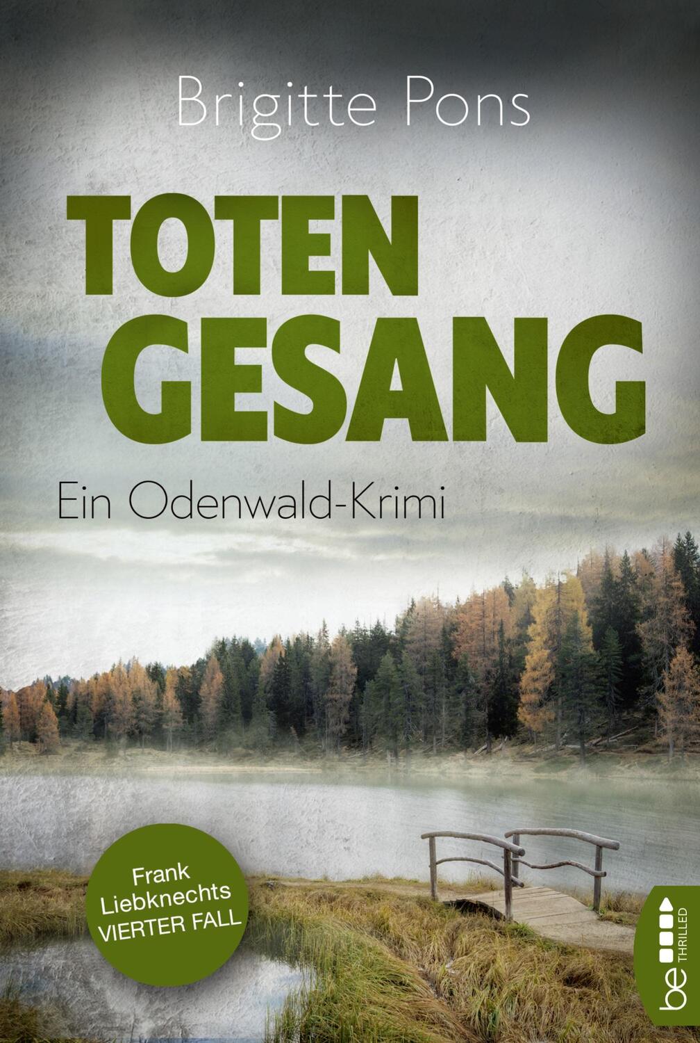 Cover: 9783741301360 | Totengesang | Ein Odenwald-Krimi | Brigitte Pons | Taschenbuch | 2020