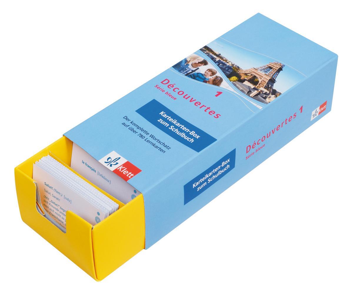 Cover: 9783129240250 | Découvertes Série bleue 1. Vokabel-Lernbox zum Schulbuch | Box | 2014