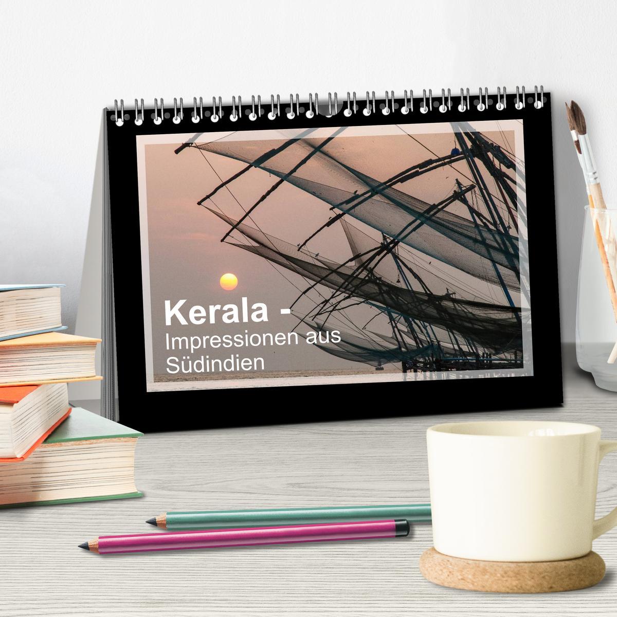 Bild: 9783435632084 | Kerala - Impressionen aus Südindien (Tischkalender 2025 DIN A5...