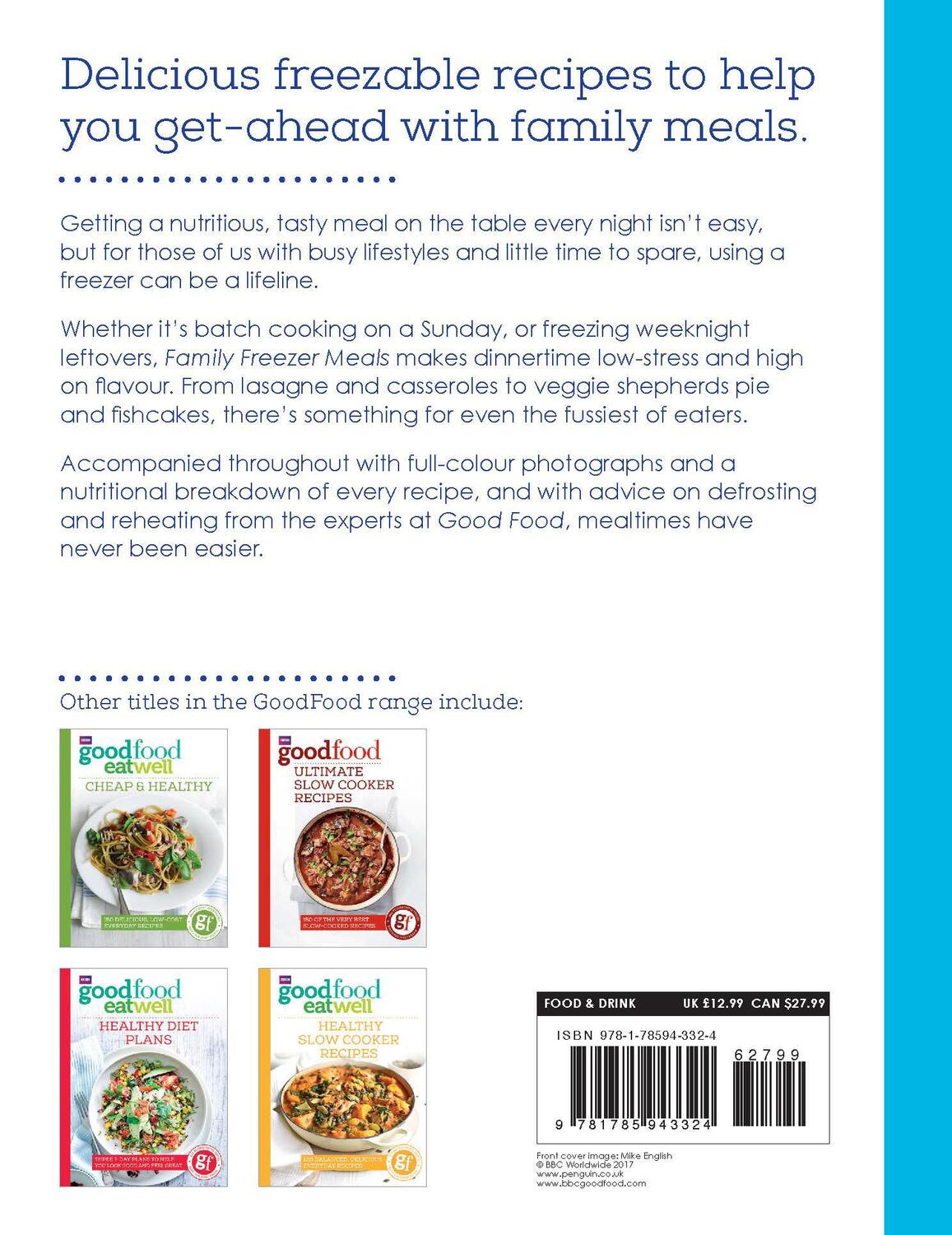 Rückseite: 9781785943324 | Good Food: Family Freezer Meals | Good Food Guides | Taschenbuch