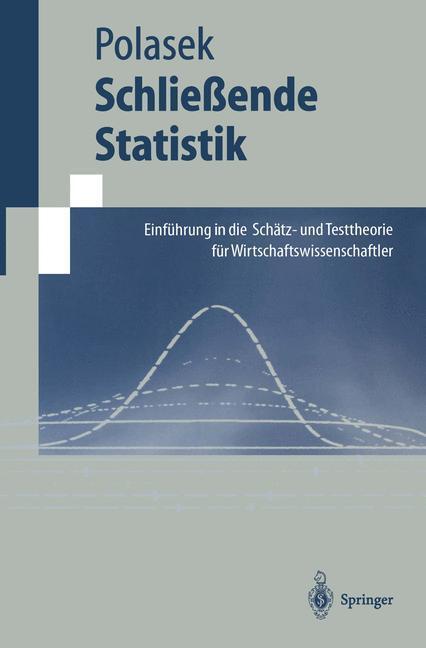 Cover: 9783540617310 | Schließende Statistik | Wolfgang Polasek | Taschenbuch | Springer