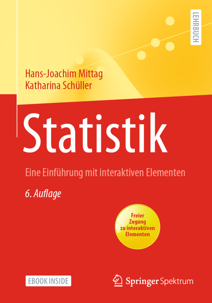 Cover: 9783662619117 | Statistik, m. 1 Buch, m. 1 E-Book | Hans-Joachim Mittag (u. a.) | 2020