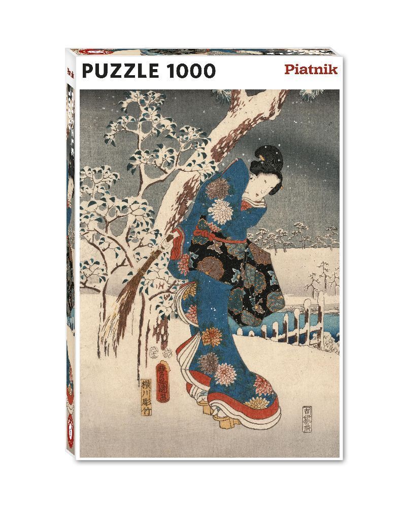 Cover: 9001890559945 | Hiroshige - Tale of Genji | Puzzel mit 1000 Teilen, Größe 68 x 48 cm