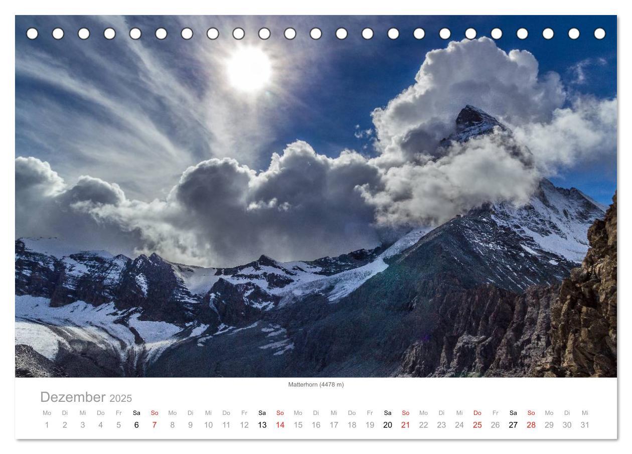 Bild: 9783435497348 | Walliser Alpen - Europas 'kleiner' Himalaya (Tischkalender 2025 DIN...