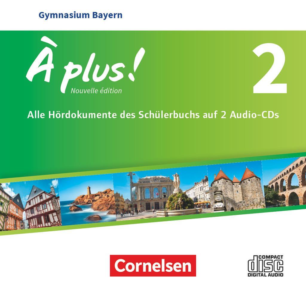 Cover: 9783464247112 | À plus ! Band 2 - Bayern - Audio-CDs | Audio-CD | Schmuckkasten | 2019