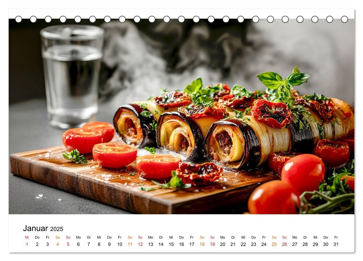 Bild: 9783457231302 | Vegane Leckerbissen (Tischkalender 2025 DIN A5 quer), CALVENDO...