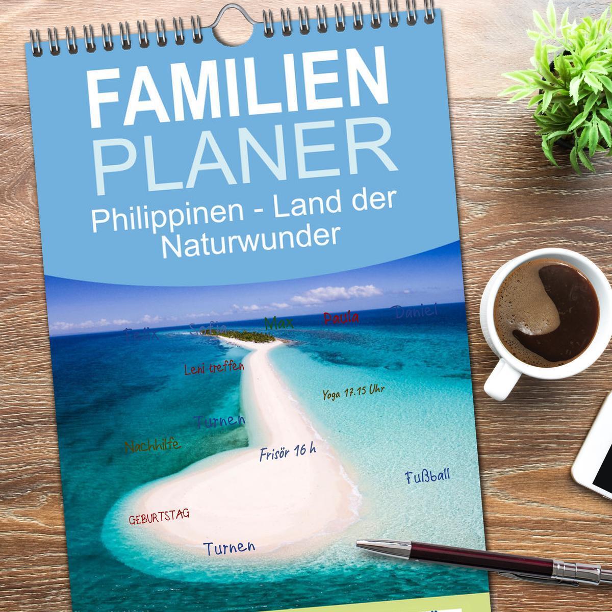 Bild: 9783457095331 | Familienplaner 2025 - Philippinen - Land der Naturwunder mit 5...