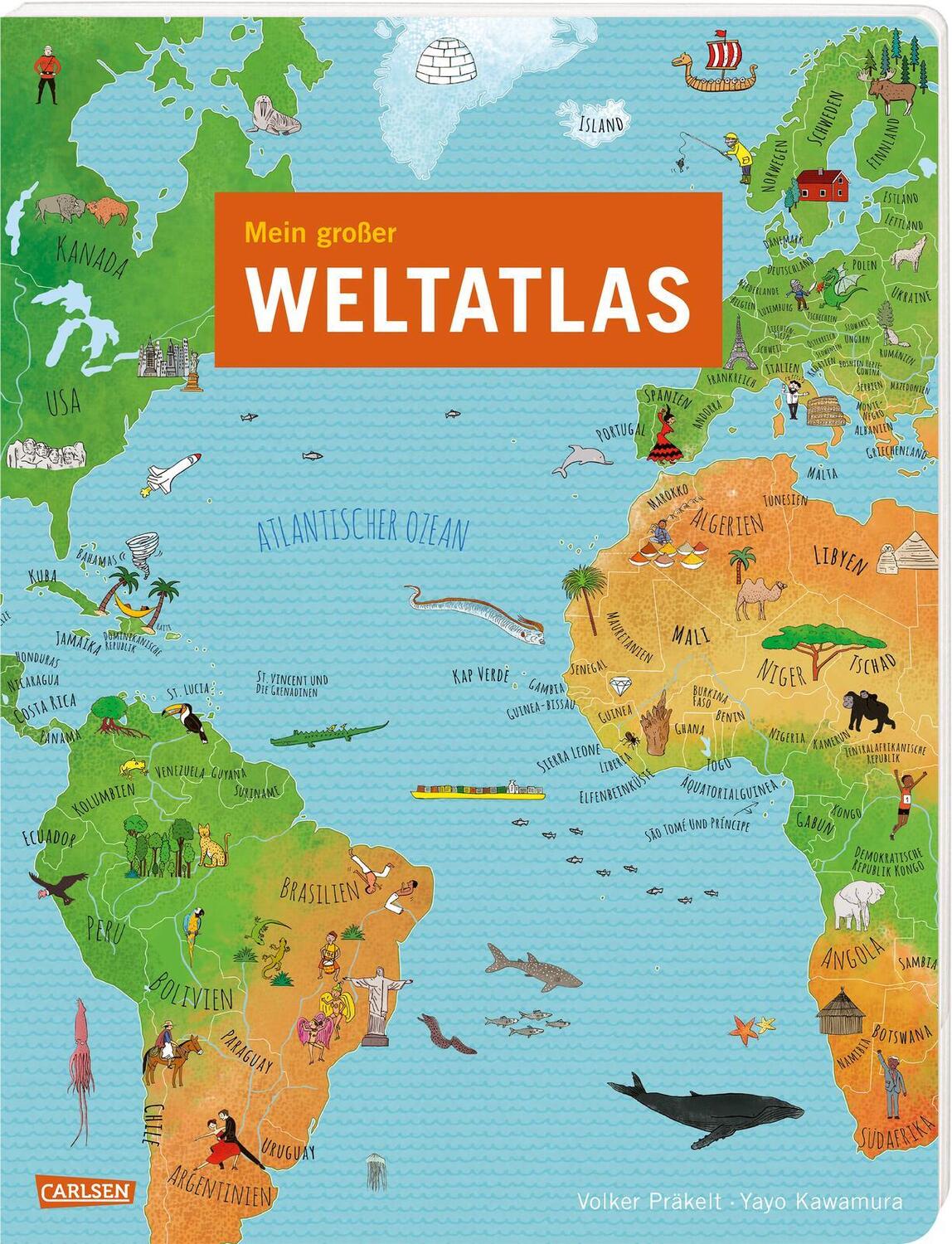 Cover: 9783551255037 | Mein großer Weltatlas | Volker Präkelt | Buch | 18 S. | Deutsch | 2023