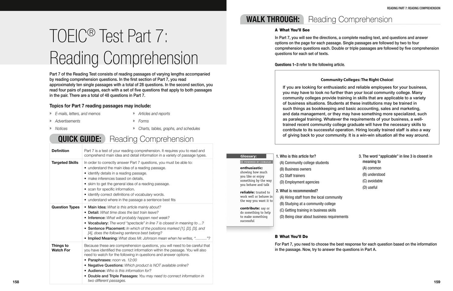 Bild: 9780008323868 | TOEIC Listening and Reading Skills | Toeic 750+ (B1+) | Taschenbuch