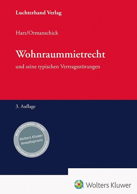Cover: 9783472097419 | Wohnraummietrecht und seine typischen Vertragsstörungen | Harz (u. a.)