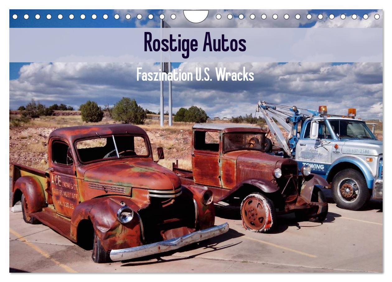 Cover: 9783675694309 | Rostige Autos. Faszination U.S. Wracks (Wandkalender 2024 DIN A4...