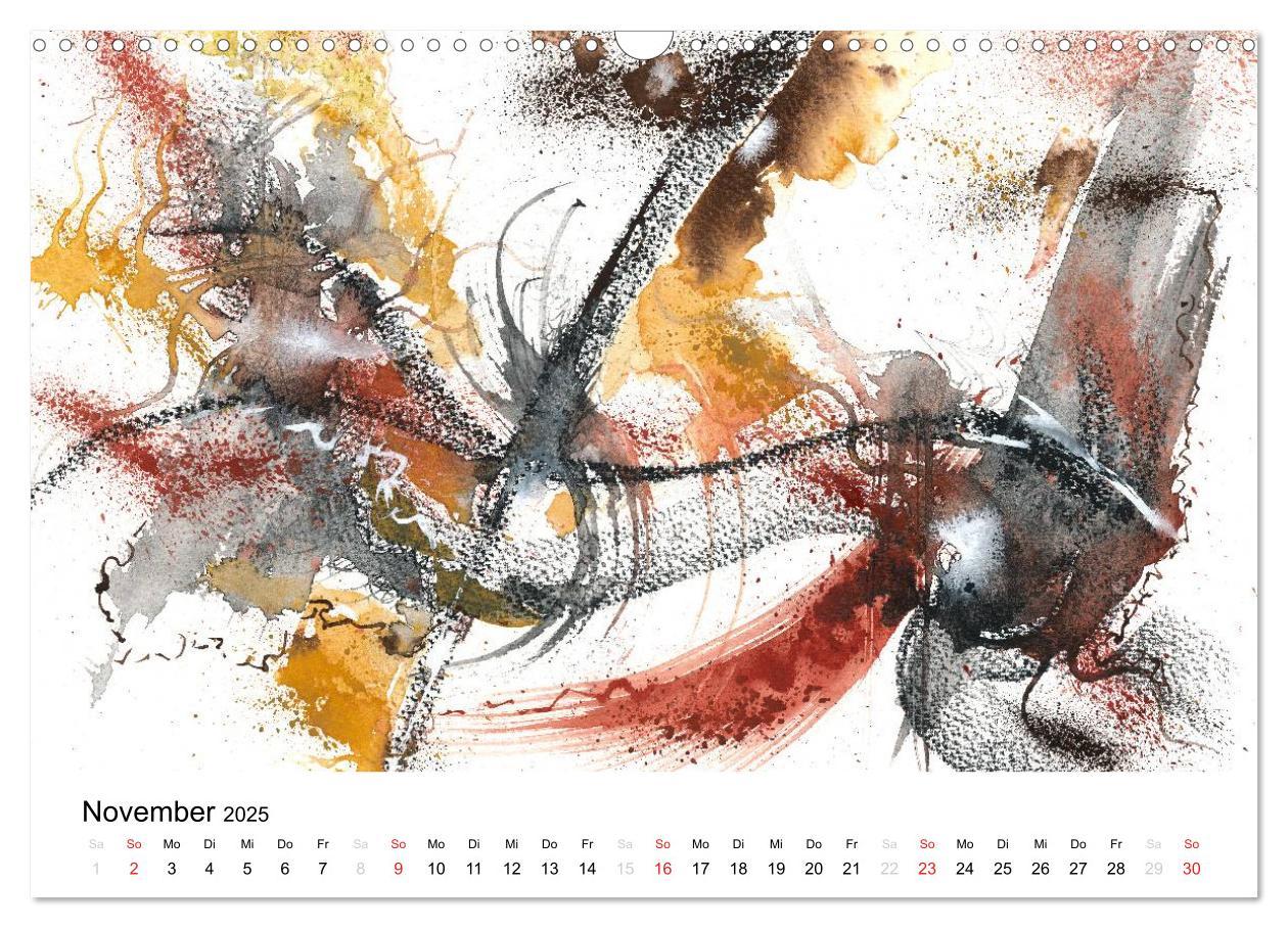 Bild: 9783435624836 | Abstrakte Aquarelle (Wandkalender 2025 DIN A3 quer), CALVENDO...