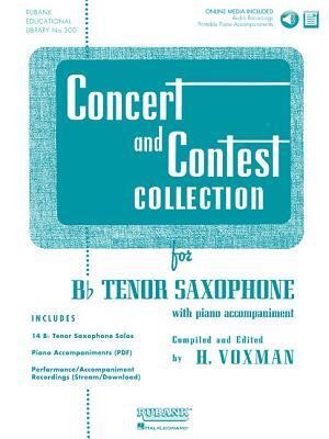 Cover: 884088111113 | Concert and Contest Collection for BB Tenor Saxophone | H. Voxman