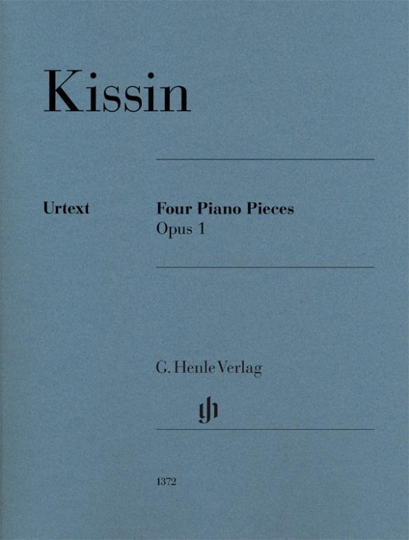 Cover: 9790201813721 | Four Piano Pieces op. 1 | Instrumentation: Piano solo | Evgeny Kissin