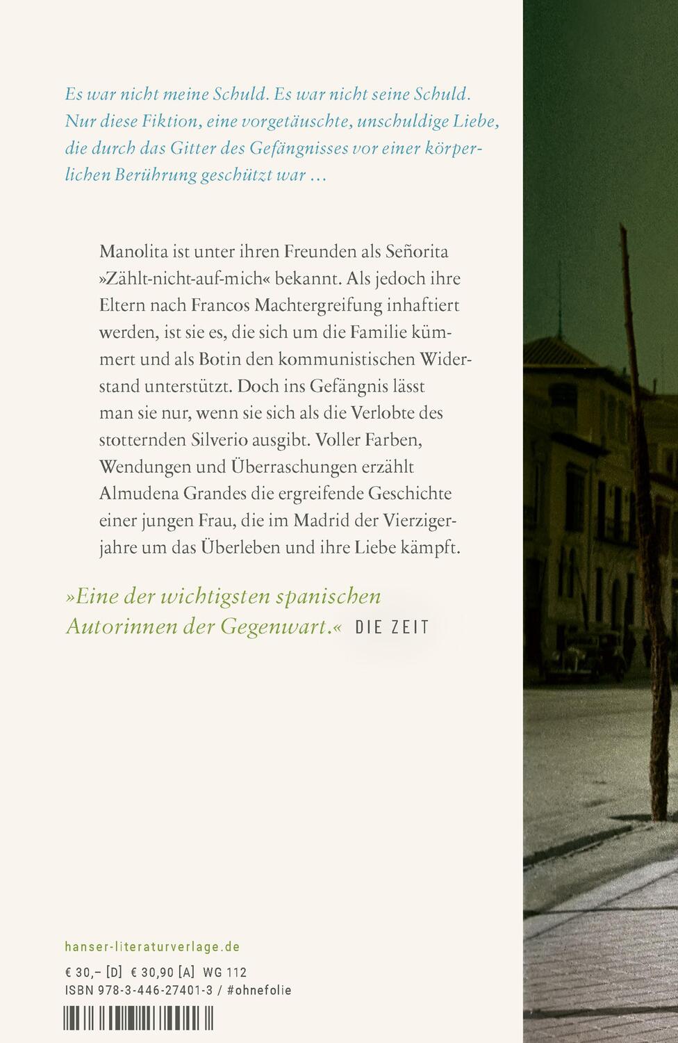 Bild: 9783446274013 | Die drei Hochzeiten von Manolita | Roman | Almudena Grandes | Buch