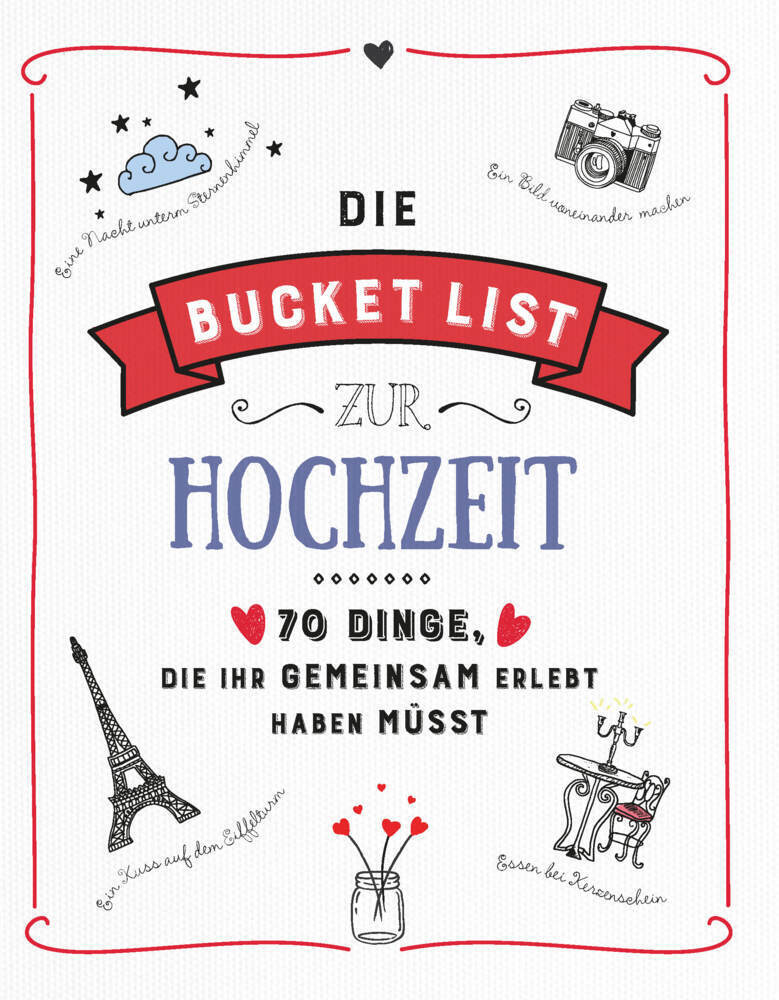 Cover: 9783625214427 | Die Bucket List zur Hochzeit | Taschenbuch | Naumann & Göbel