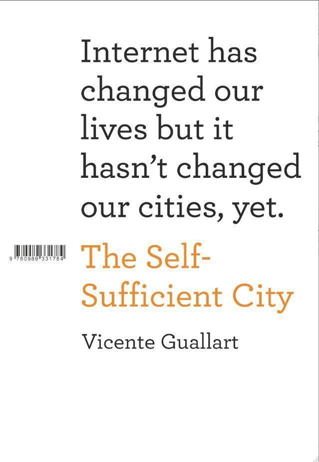 Cover: 9781940291031 | The Self-Sufficient City | Vicente Guallart | Gebunden | Englisch