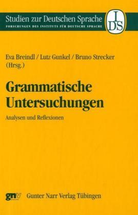 Cover: 9783823362296 | Grammatische Untersuchungen | Buch | 653 S. | Deutsch | 2006
