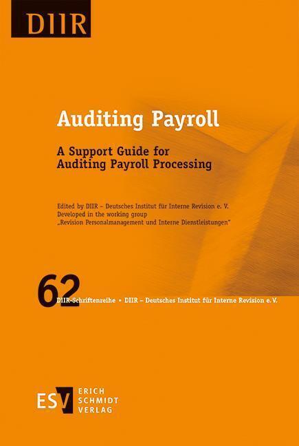 Cover: 9783503237197 | Auditing Payroll | A Support Guide for Auditing Payroll Processing