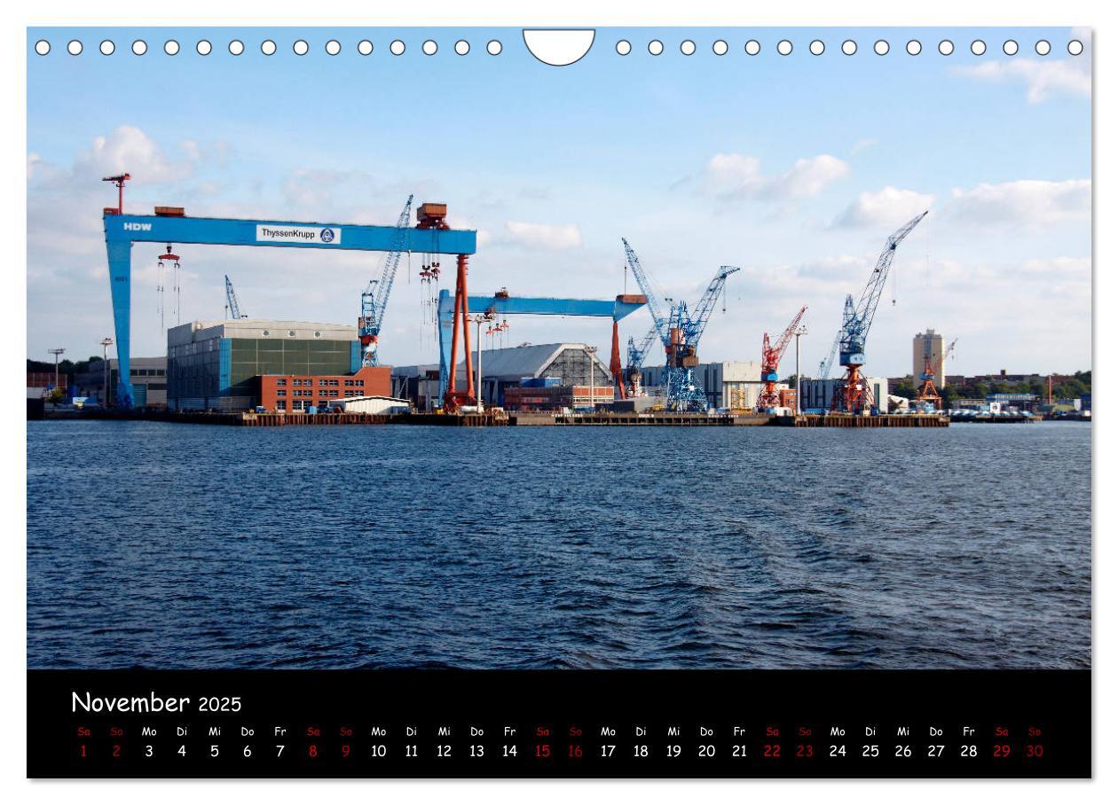 Bild: 9783435284092 | Kiel - Stadt an der Förde (Wandkalender 2025 DIN A4 quer), CALVENDO...