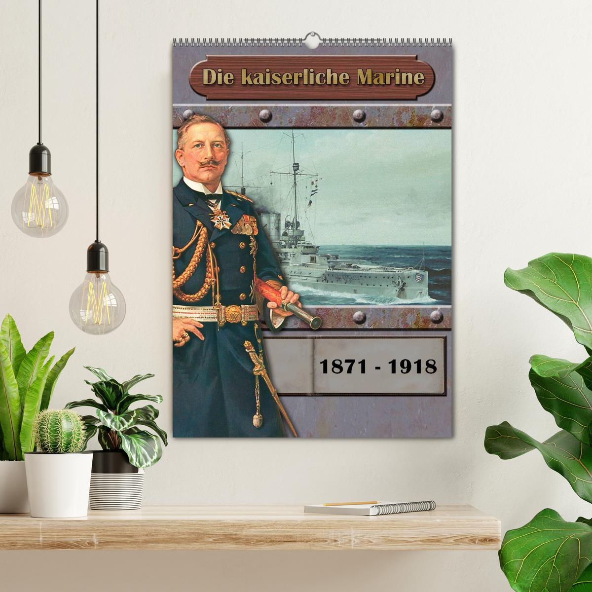 Bild: 9783457059852 | Die kaiserliche Marine 1871 - 1918 (Wandkalender 2025 DIN A2 hoch),...