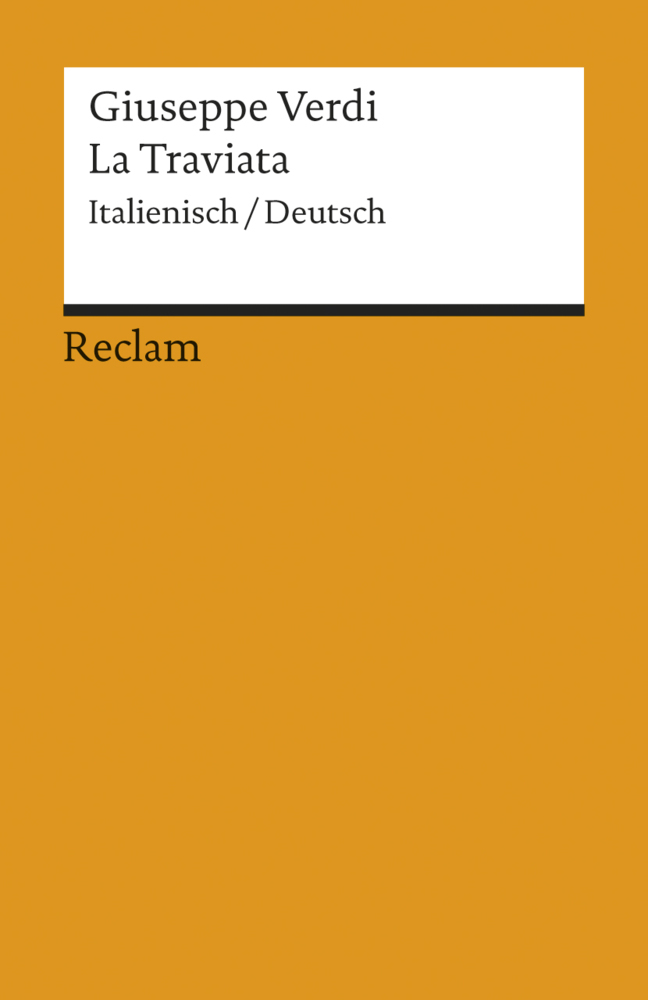 Cover: 9783150094242 | La Traviata, Italienisch-Deutsch | Giuseppe Verdi | Taschenbuch | 1995