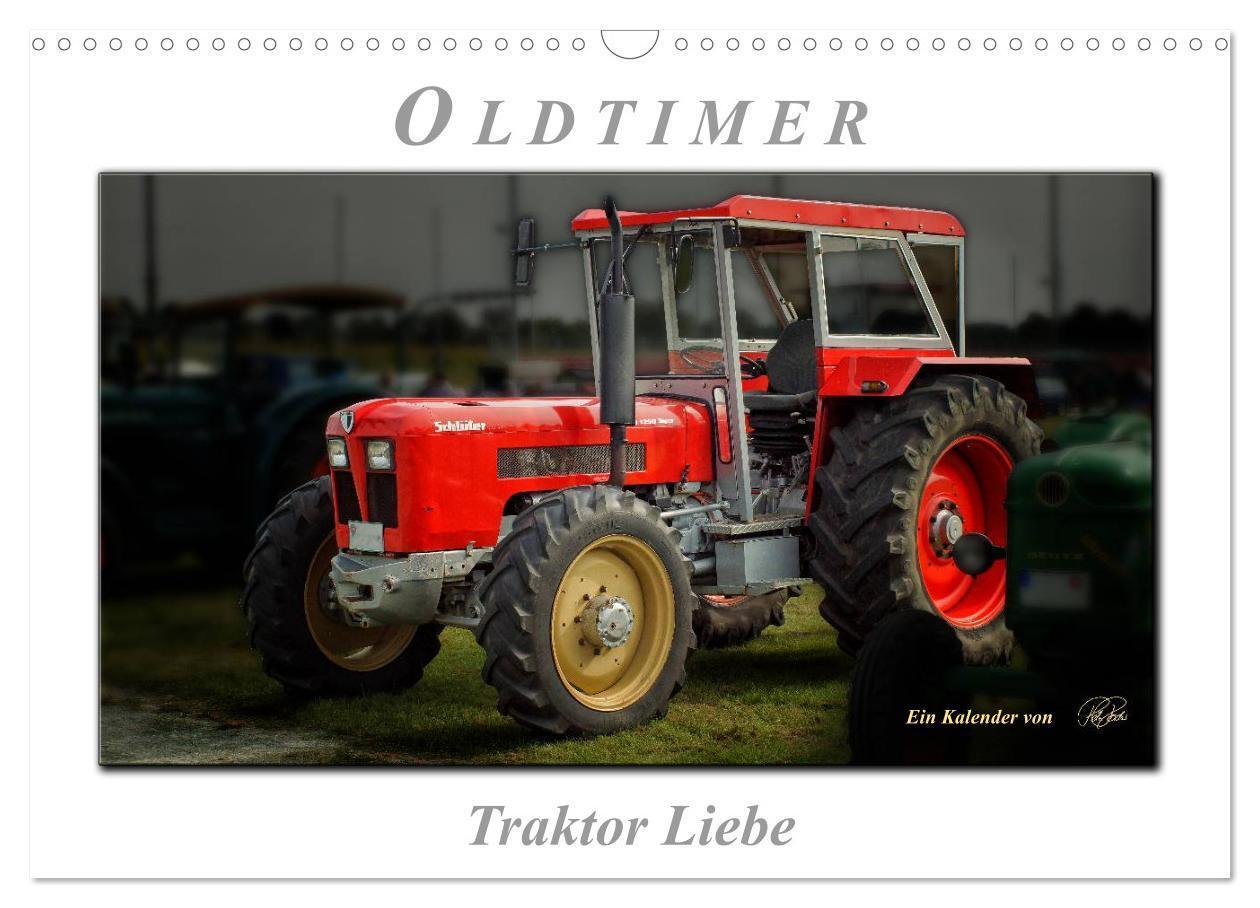 Cover: 9783675701717 | Oldtimer - Traktor Liebe (Wandkalender 2024 DIN A3 quer), CALVENDO...