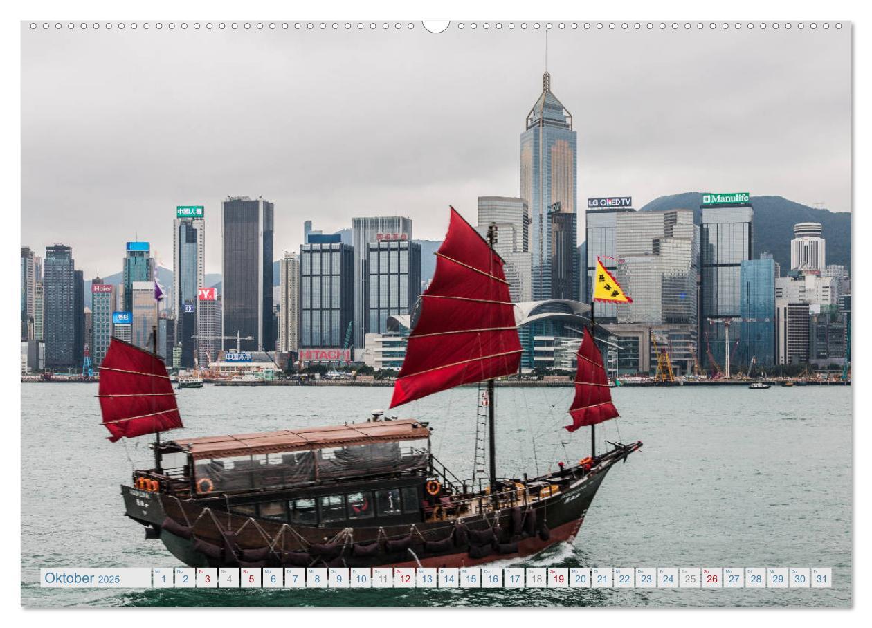 Bild: 9783435445691 | HONGKONG Skyline und Stadtleben (Wandkalender 2025 DIN A2 quer),...