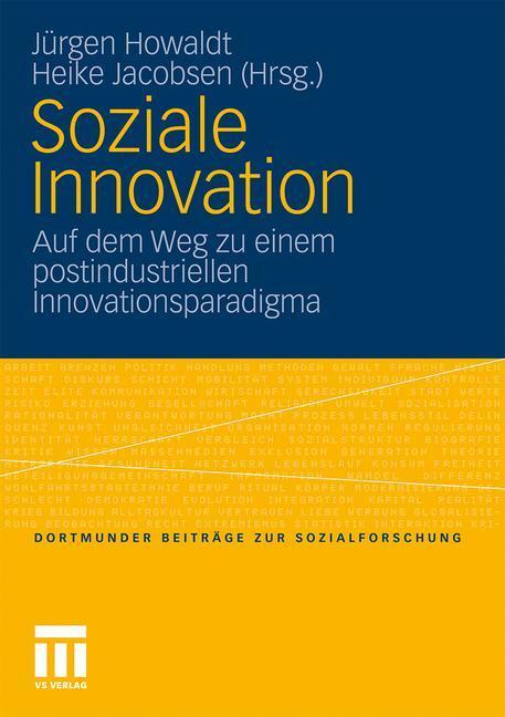 Cover: 9783531168241 | Soziale Innovation | Heike Jacobsen (u. a.) | Taschenbuch | Paperback