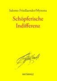 Cover: 9783839129524 | Schöpferische Indifferenz | Gesammelte Schriften Band 10 | Buch | 2009